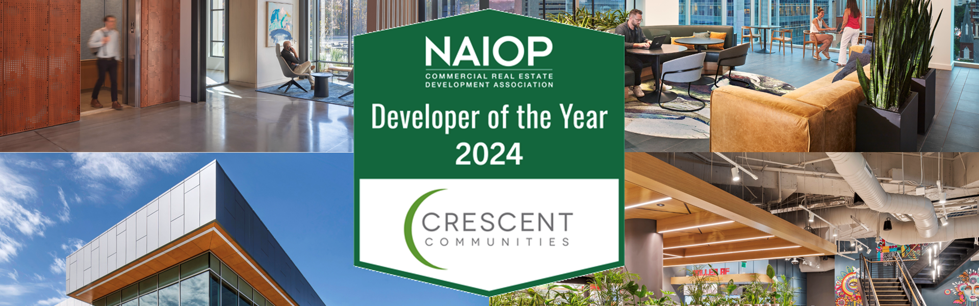 Crescent Communities Named NAIOP 2024 Developer of the Year  Crescent Communities Named NAIOP 2024 Developer of the Year