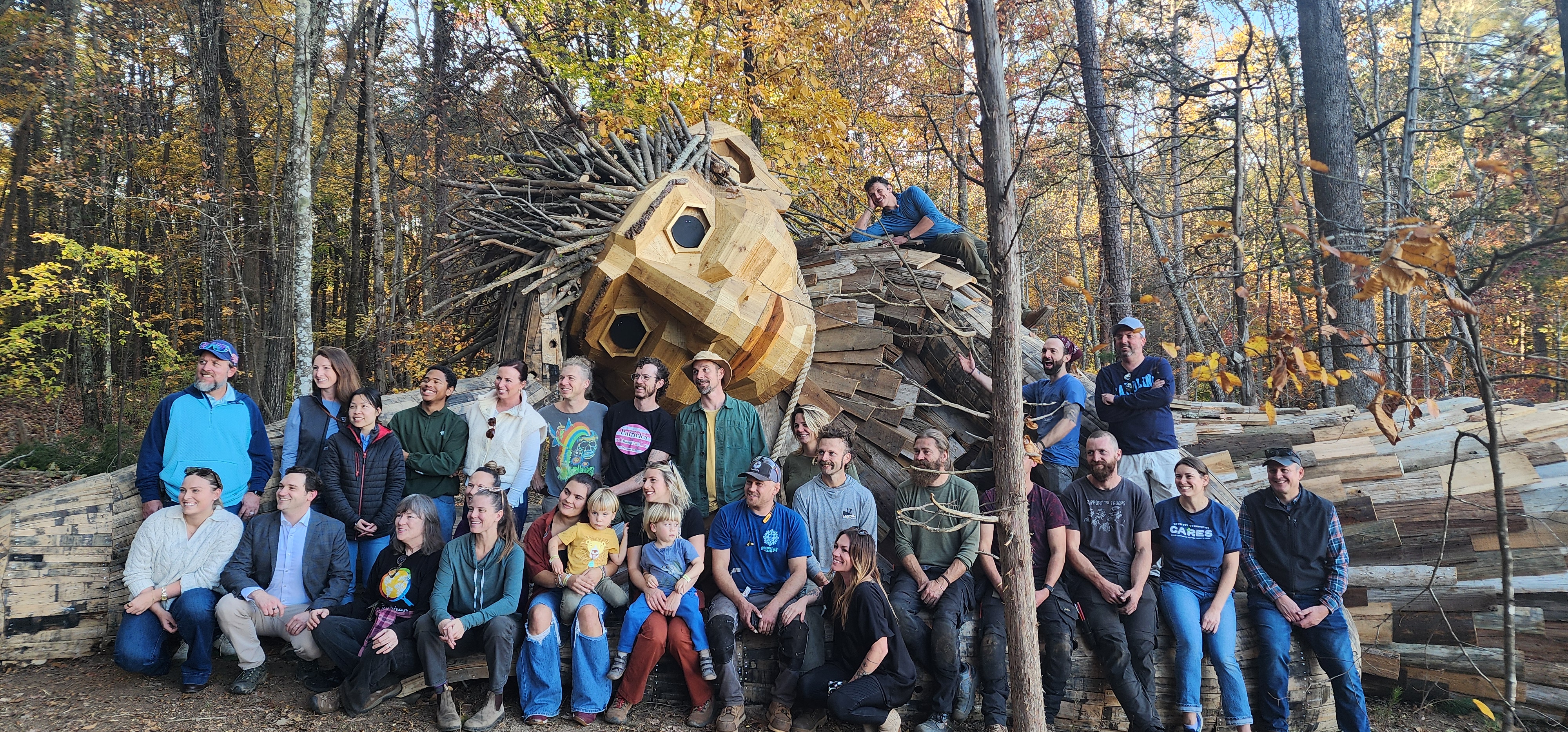 Internationally Renowned Artist Thomas Dambo Completes Largest U.S. Troll Art Installation Spanning Across North Carolina 
