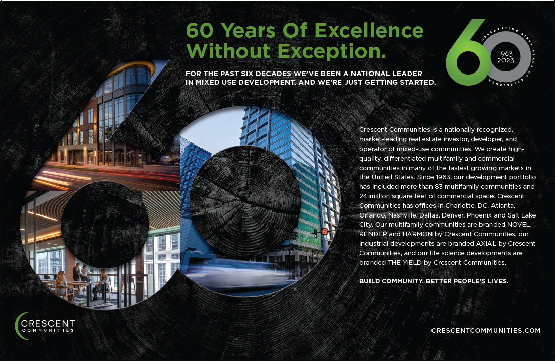 Crescent Communities Celebrates 60 Years Of Excellence Without Exception