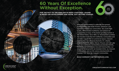 Crescent Communities Celebrates 60 Years Of Excellence Without Exception