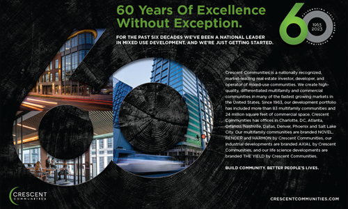 Crescent Communities Celebrates 60 Years Of Excellence Without Exception Crescent Communities Celebrates 60 Years Of Excellence Without Exception